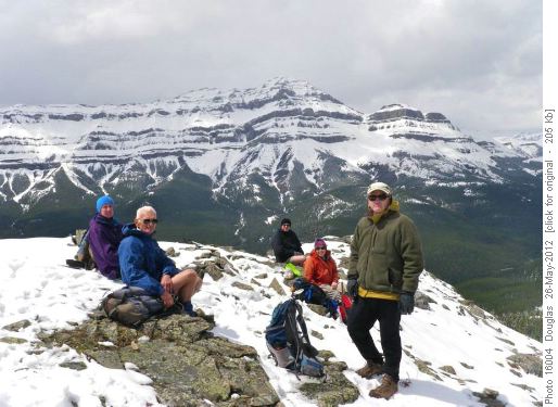 Summit of Mt Ware looking towards Bluerock