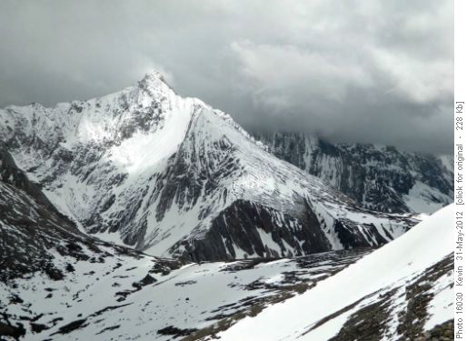 Mt Evan Thomas from the southern subpeak