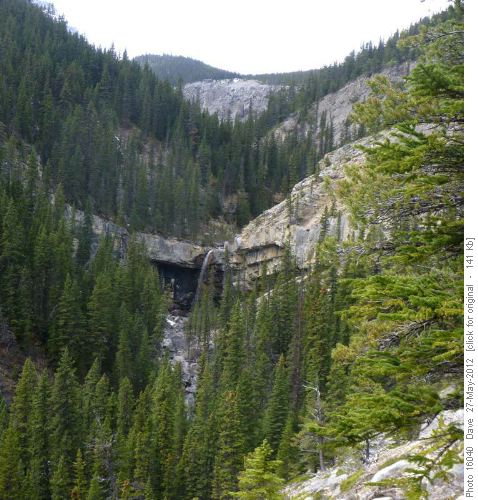 Waterfall on unnamed creek