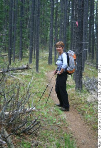 {627 Jennifer Sundgaard} near the start of the Ranger Ridge Trail