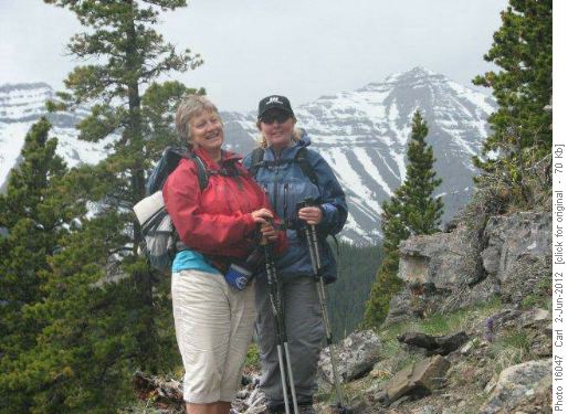 {1517 lyn whi} and {810 les john} on summit