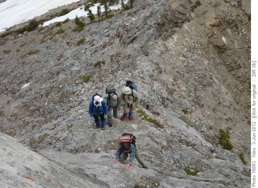 another challege at west ridge of Mt.Baldy