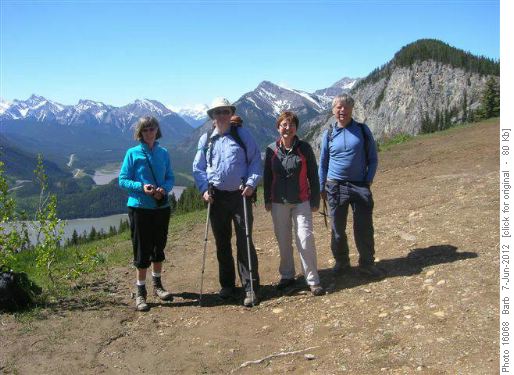 Brieta, Doug, Barb, Mel - Prairie View Trail
