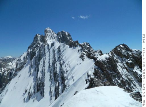 Mt Brock from Hood-Brock Col