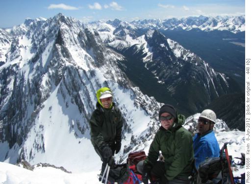 Looking South from the summit of Mt Hood