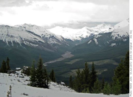 Looking SW up Canyon Creek