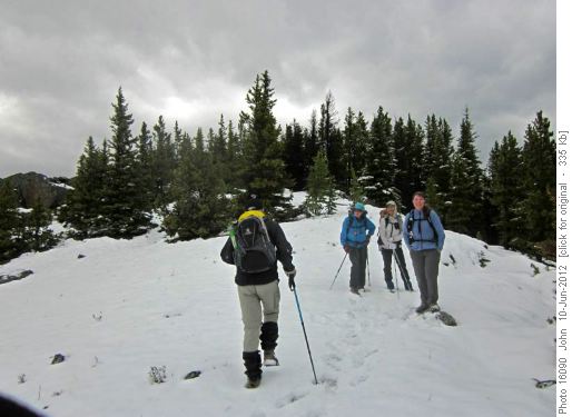 Just below Jumpingpound mountain,