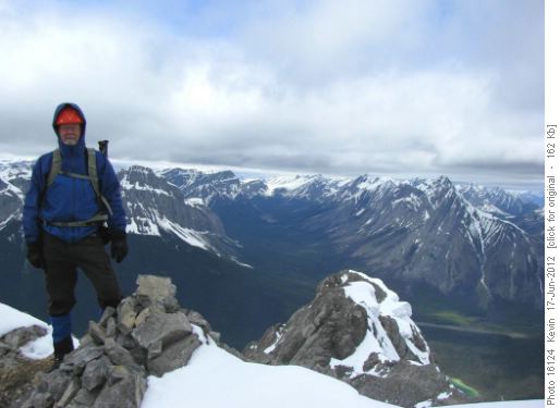 Summit cairn on Mt Shark