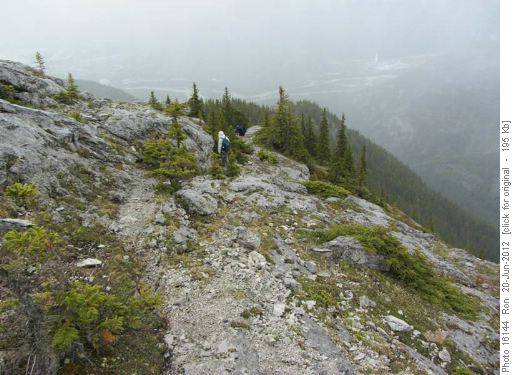 Not-sunny section of Heart Horseshoe