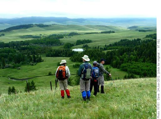 East toward Porcupine Hills