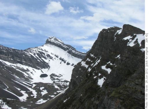 Red Ridge with Mt Bogart in the background