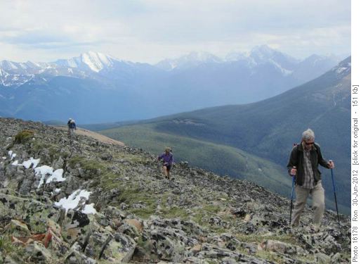 {461 Gerry Smith} approaches the main summit of Pigeon Mtn