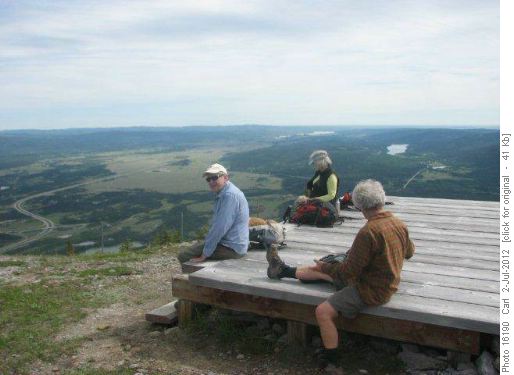 Lunch pad at the lookout