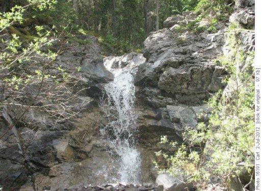 Jewel Falls were really running