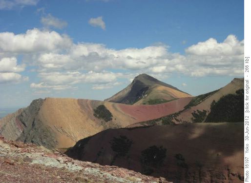 Pincher Ridge, view from Victoria Ridge