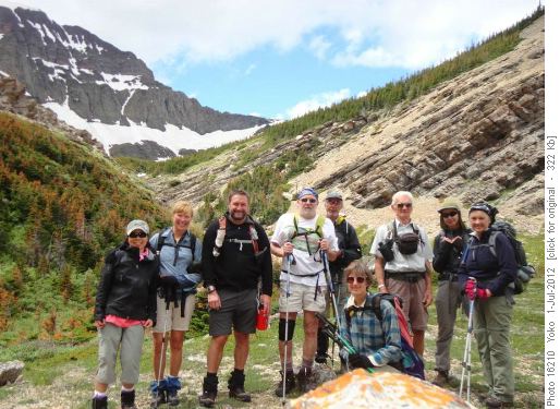 the trip members, Yoko, Susan, Bill, Ivan, Bernie, Yolande, John, Cordula, Janice
