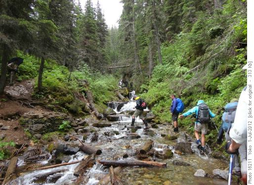 a little challenge creek crossing