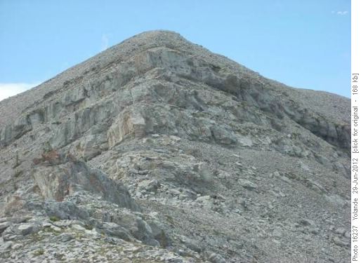 Rock bands on Centre Peak