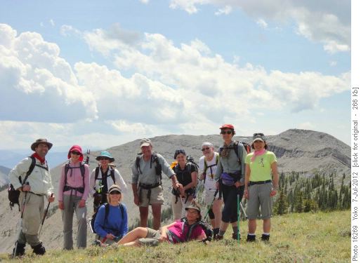 Center of Moose Mt. ridge loop