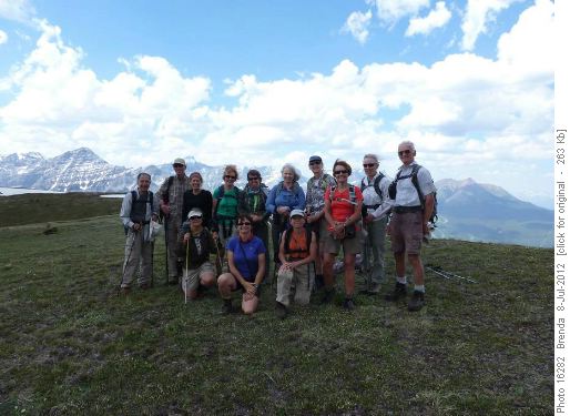 Group on Old Baldy Ridge