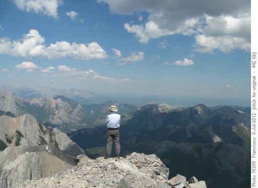 {607 Damian Gannon} on Old Baldy Mnt.