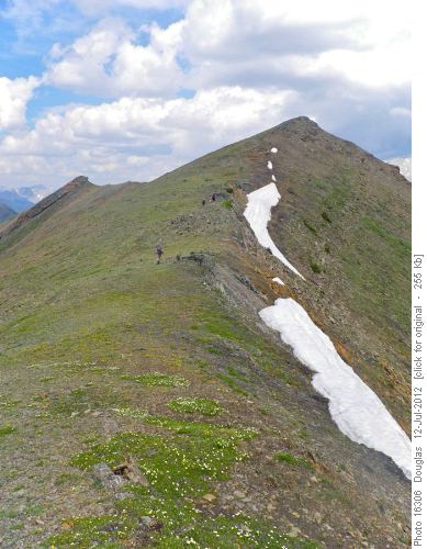 Approaching north summit