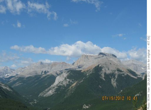 Little Elbow Valley /Mt. Romulus and Remus in front/
