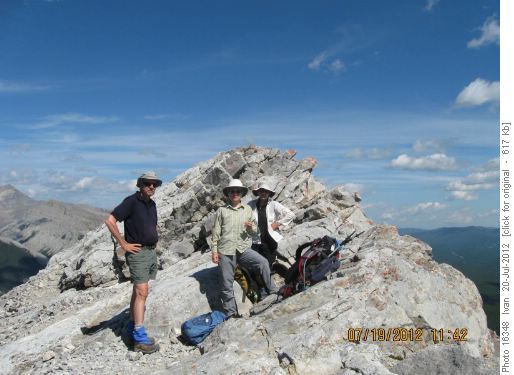 South end of Nihahi Ridge /Ron, Rita, Jeannette/