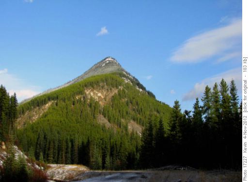 Lawson Ridge from TransAlta approach road