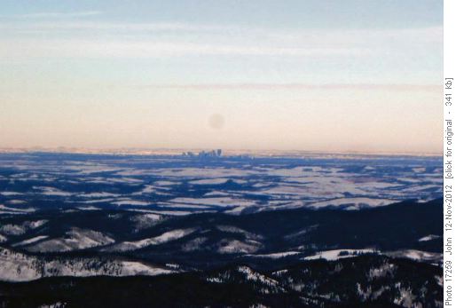 Calgary - the Buddha's view.