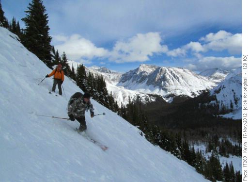 John and Carl on SW slope of Pocaterra Ridge