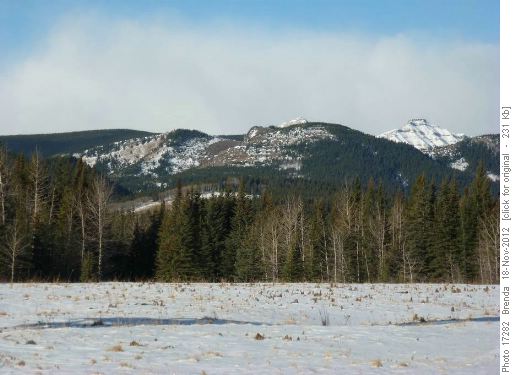 First look at Corral Mtn from Willow Creek Exploration Road