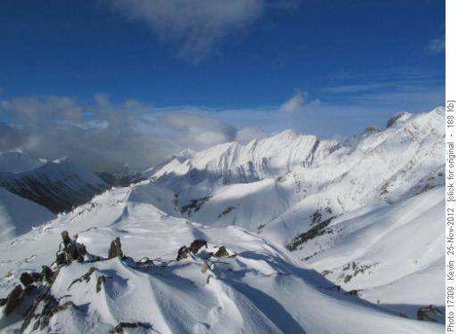 Looking North from the summit of Mt Lipsett