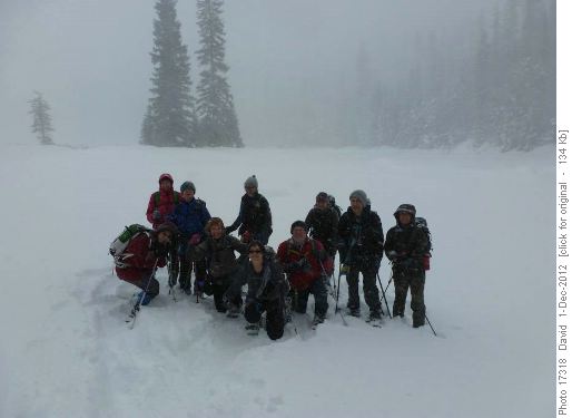 Group photo at James Walker Lake