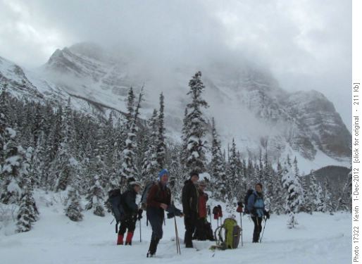 North face of Temple in cloud
