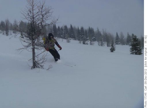 Arnold on AT gear in Healy Meadows