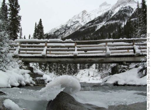 Spray River with Mt Rundle in the background