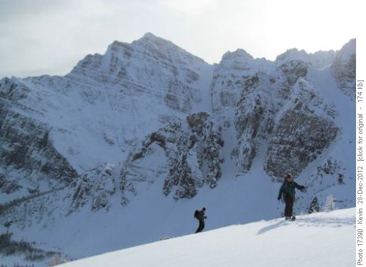Celine and Bernie heading up Panorama ridge