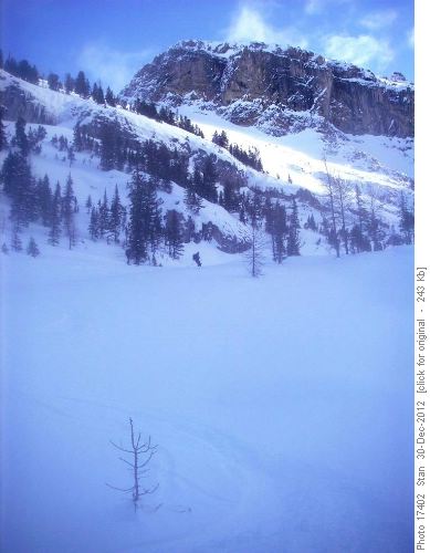 Slopes above lunch knoll