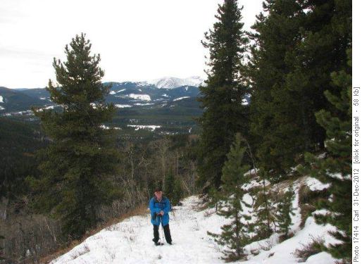 Approaching summit of Ole Buck Mountain
