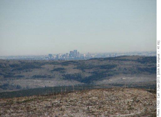Downtown Calgary from Maclean Hill