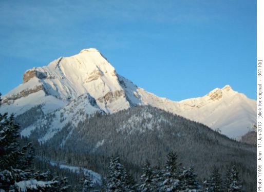 Morning light on Mount Murray