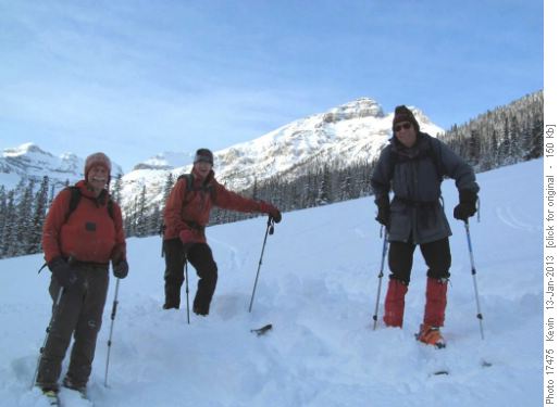 John, Doug and Manfred after five runs of great powder skiing
