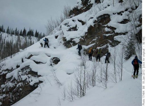 Rounding the corner up from Vista Lake