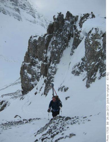 {147 Stan Bobrow} almost at the Piggy Plus col
