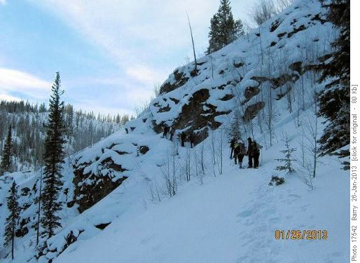 Tricky corner on the Vista trail