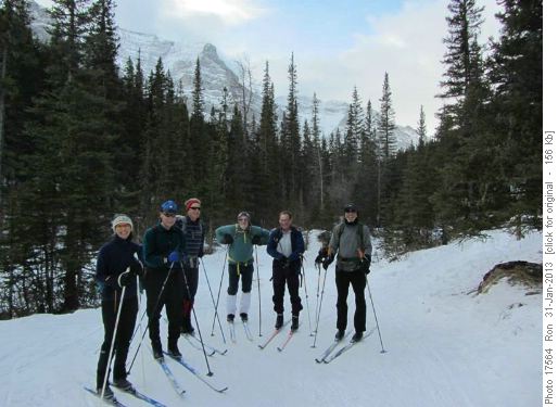West end of Ribbon Creek trail