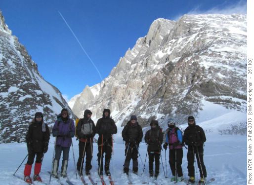 Rest stop on the Haig Glacier