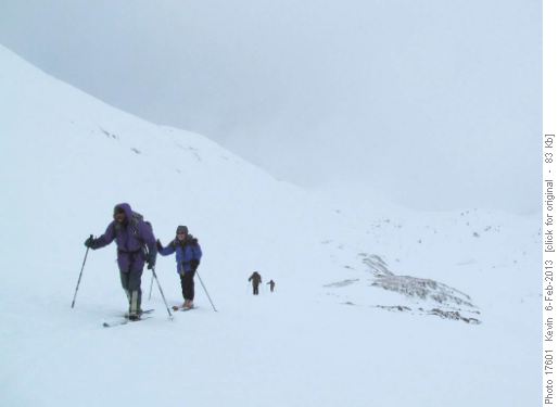 Traversing from North to South Burstall Pass