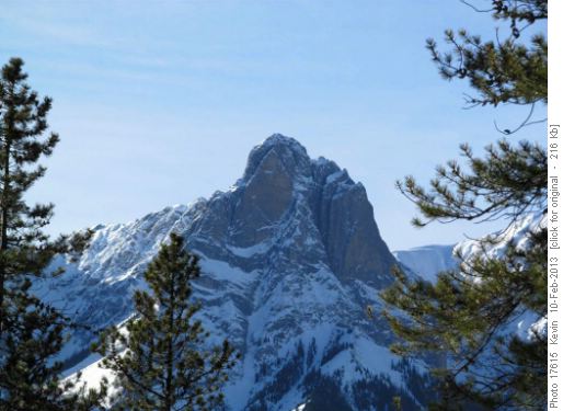 Mount Louis from the upper slopes below the Amphitheatre